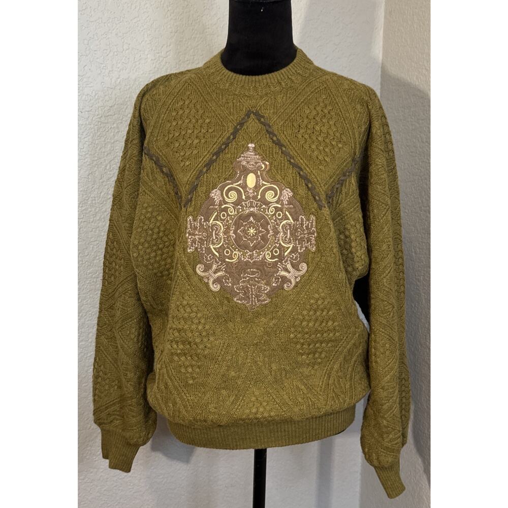 Umberto Bilancioni Wool Sweater Size 50 Unisex L Men XXL Women Made In Italy